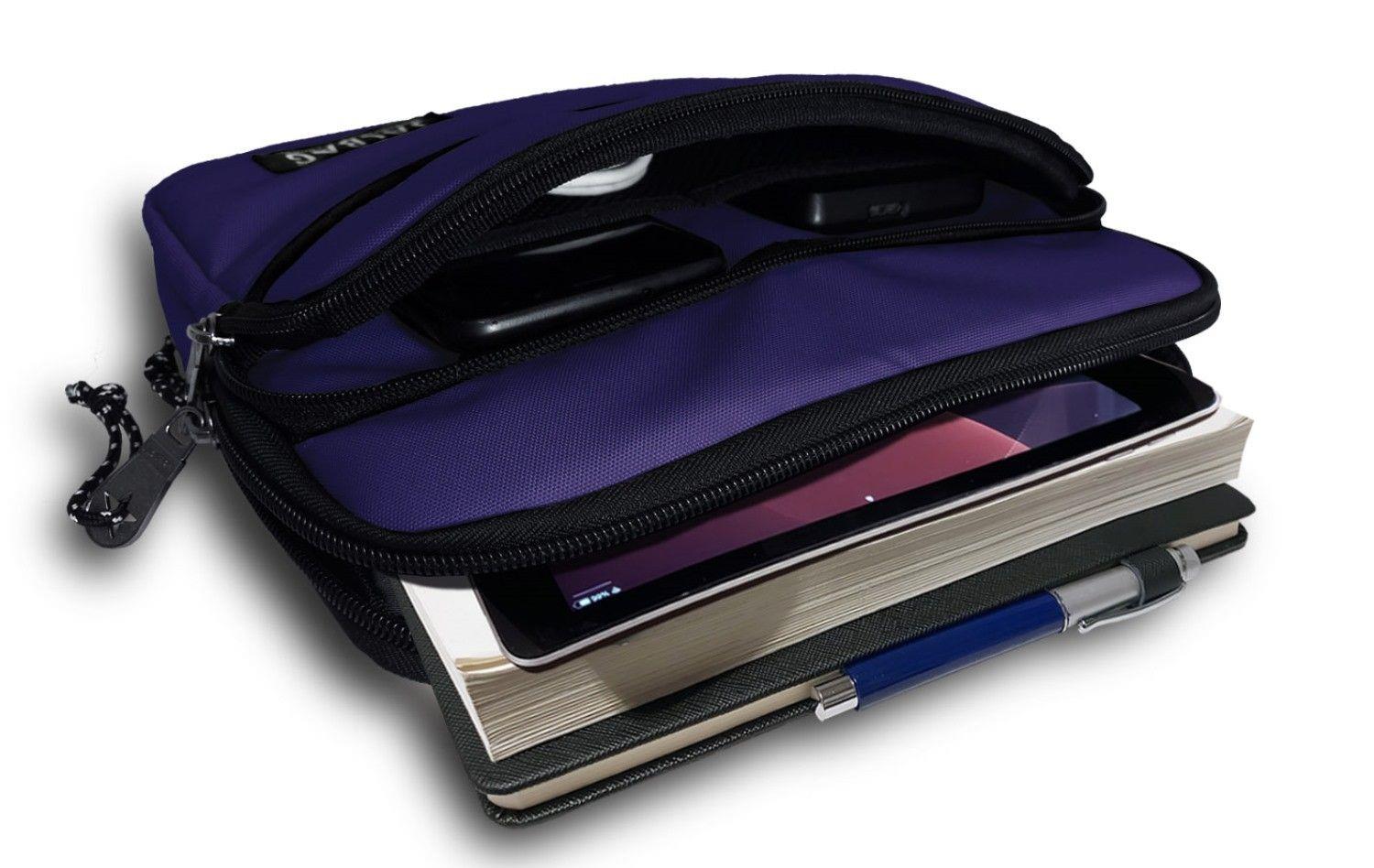 Jacbag Mor Kız Çocuk ve Kadın Üç Cepli Tablet Telefon Defter Çantası