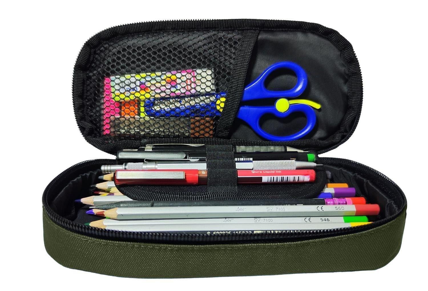 Jacbag Oval Medium Haki Yeşil Erkek Çocuk Kalem Çantası