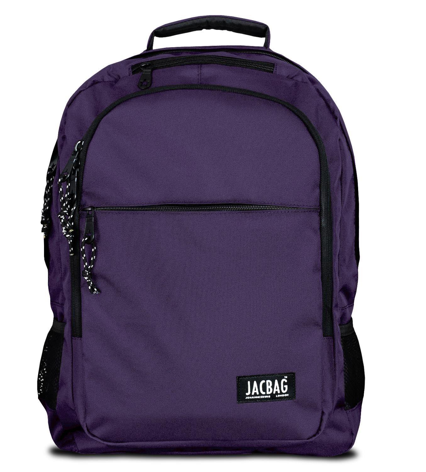 Jacbag Student Üç Bölmeli Mor Çocuk Genç Yetişkin Sırt Çantası - Okul, Günlük Seyahat