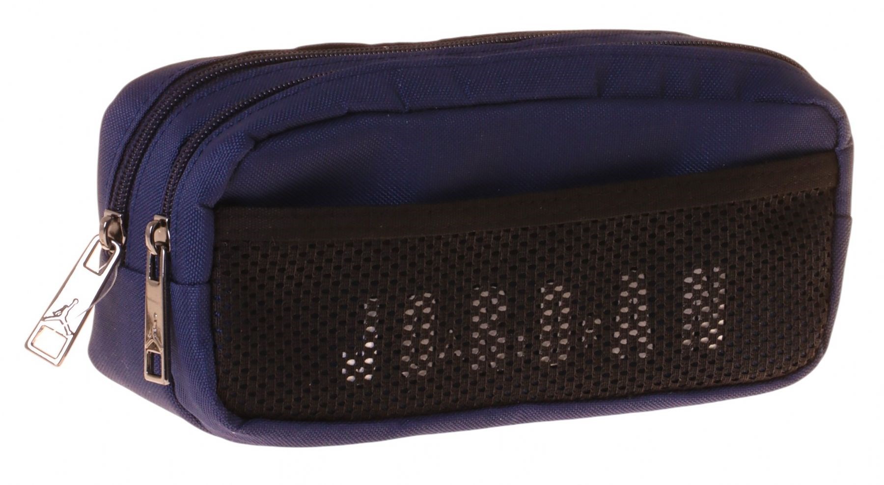 Jordan Air New York Navy Blue Üç Bölmeli Lacivert Erkek Çocuk Kalem Çantası/Kalemlik - Q3167