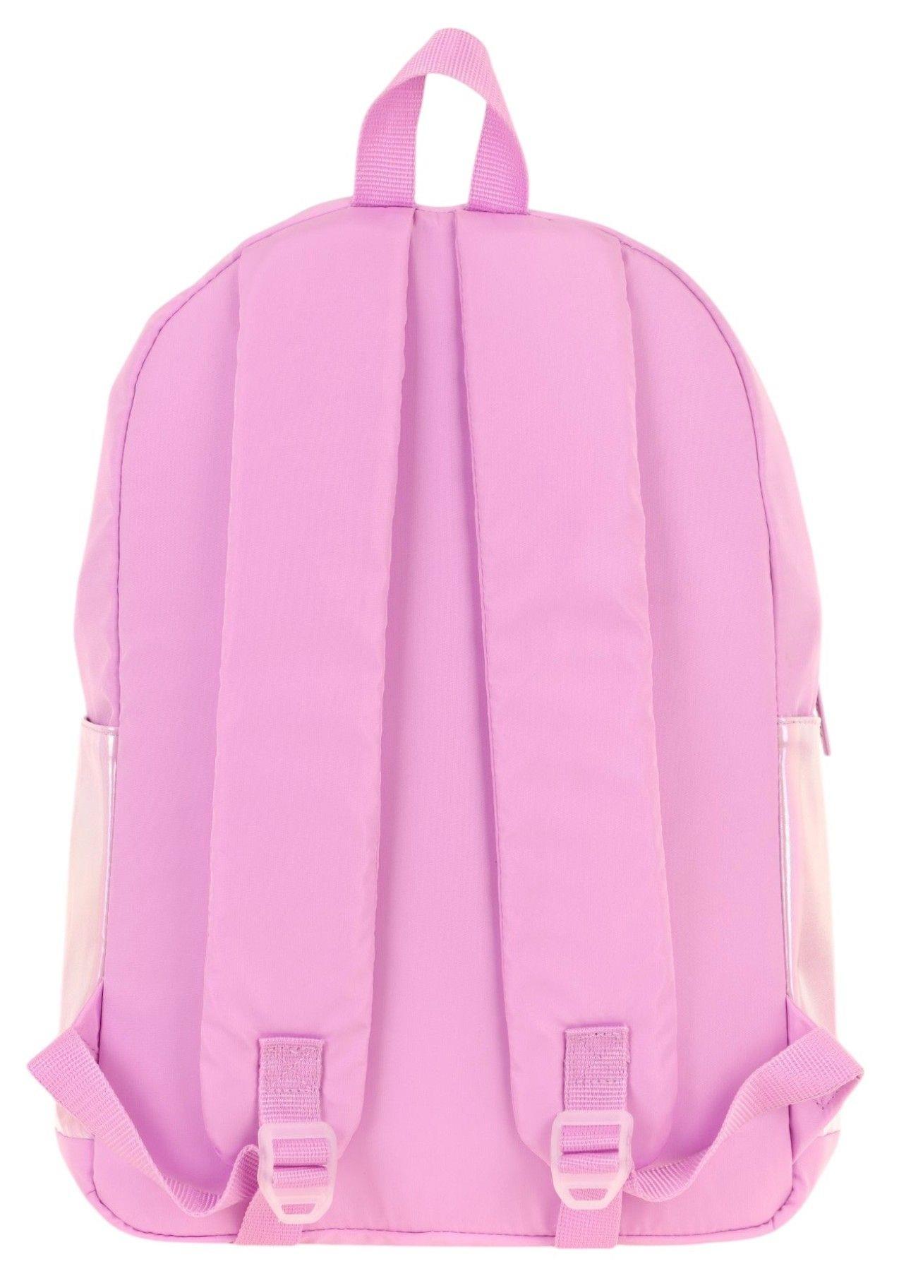 Kaukko Cube Üç Bölmeli Kız Çocuk Pembe Okul Çantası - K1819