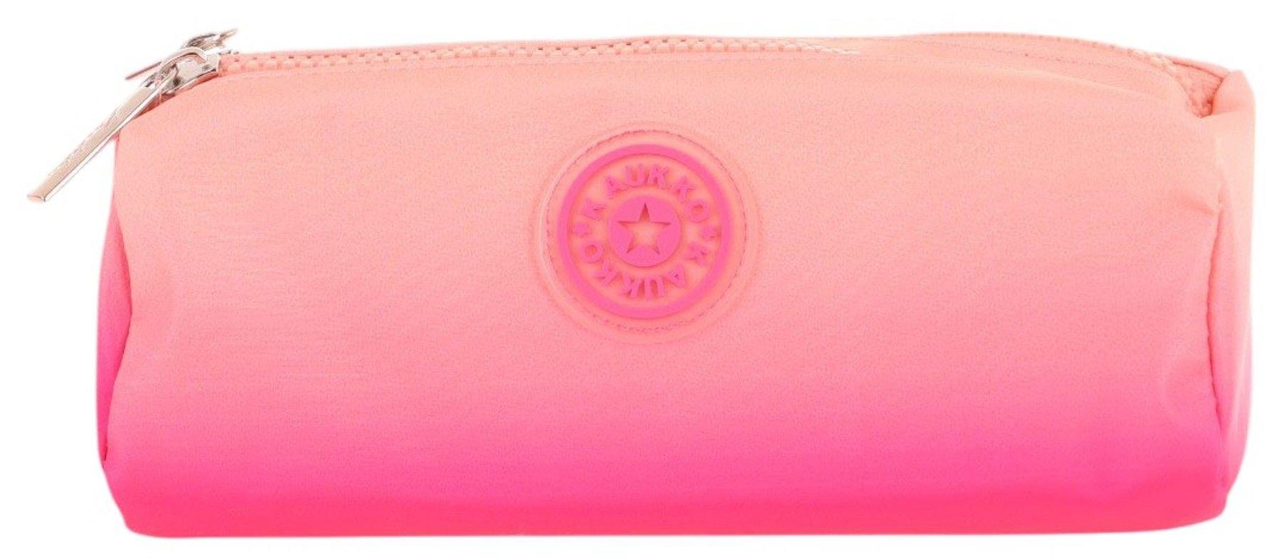 Kaukko İki Bölmeli Kız Çocuk Okul Kalem Çantası - Somon Pembe - K2711