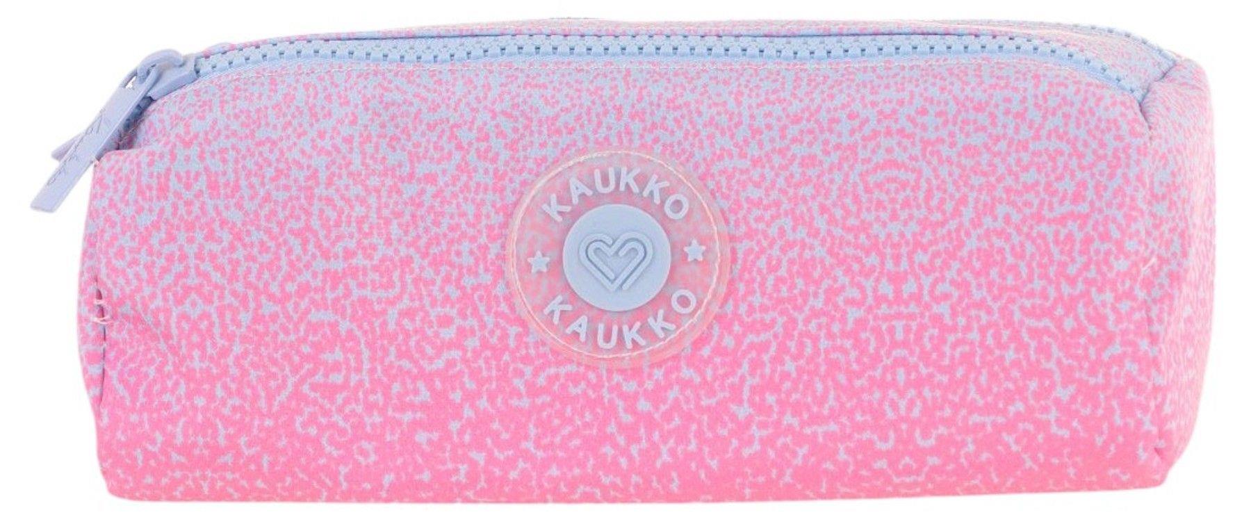 Kaukko İki Bölmeli Kız Çocuk Okul Kalem Çantası - Pembe - K2714