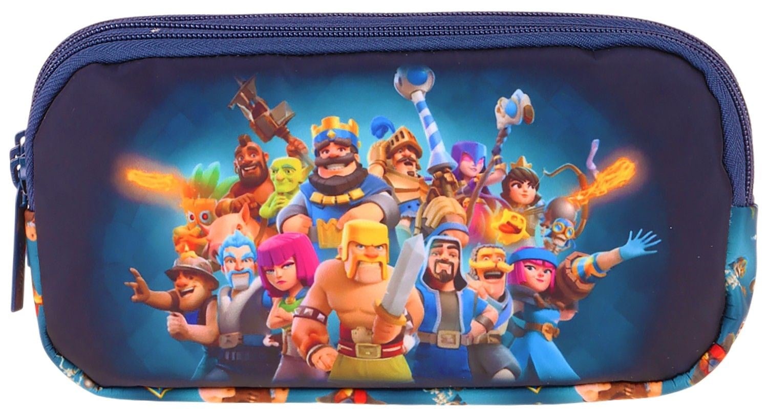Kaukko Kids Boom Baskılı Lacivert Erkek Çocuk Okul Kalemliği Kalem Çantası - L5421