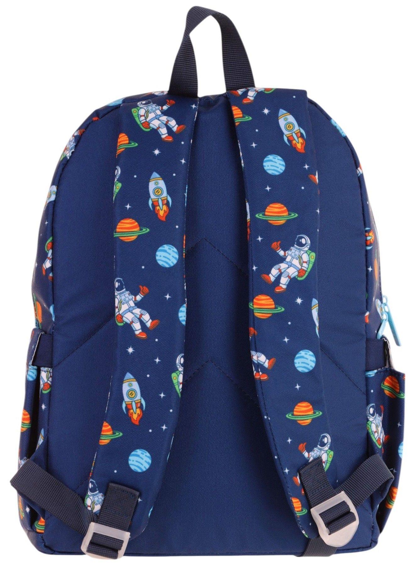 Kaukko Kids Üç Gözlü (Erkek Çocuk) Okul Sırt Çantası (Roket Detaylı) - L5260