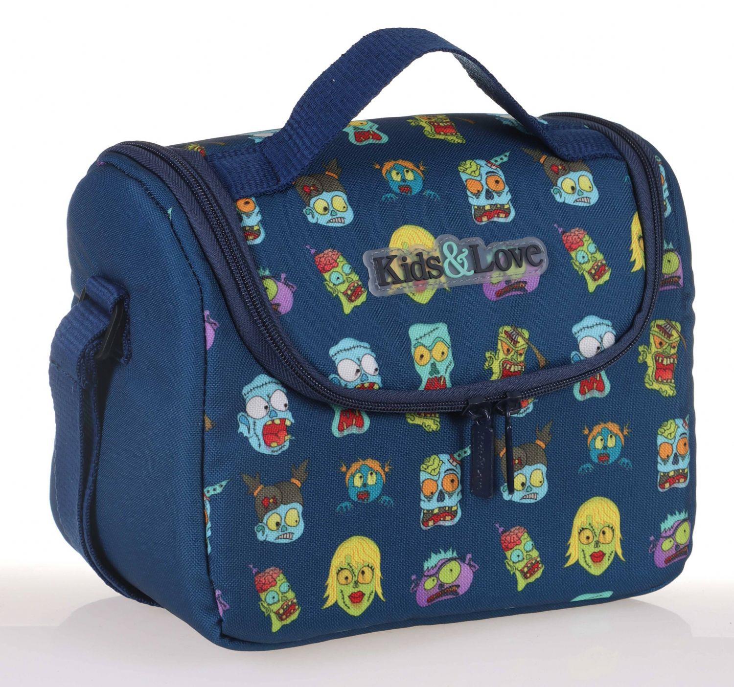 Kaukko Kids&Love Lacivert Zombie Beslenme Çantası