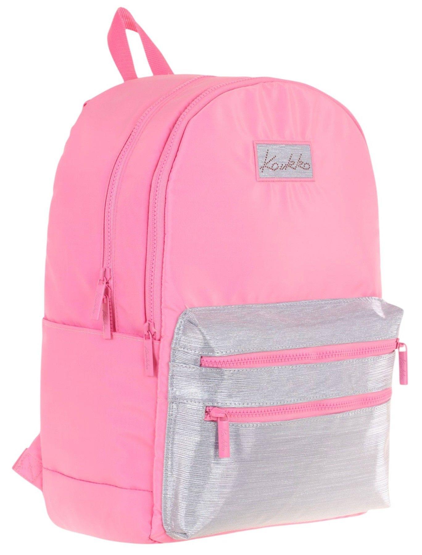 Kaukko Magic Dreams Kız Çocuk Dört Bölmeli Pembe Gri Okul Sırt Çantası (İlkokul+Ortaokul) - K1816
