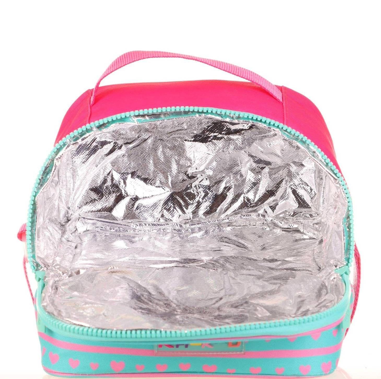 Kaukko Kids Kız Çocuk Üçlü İlkokul 1.2.3.4. Sınıf Okul Çanta Seti - Sevimli Koala Şekilli - Yeşil Kırmızı