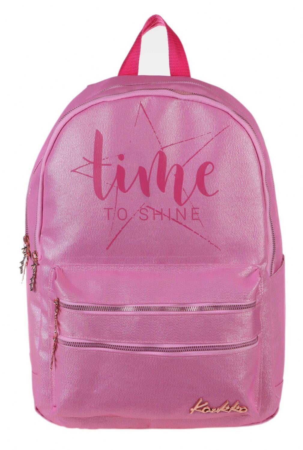 Kaukko Sparkle Time To Shine Baskılı Okul ve Günlük Sırt Çantası