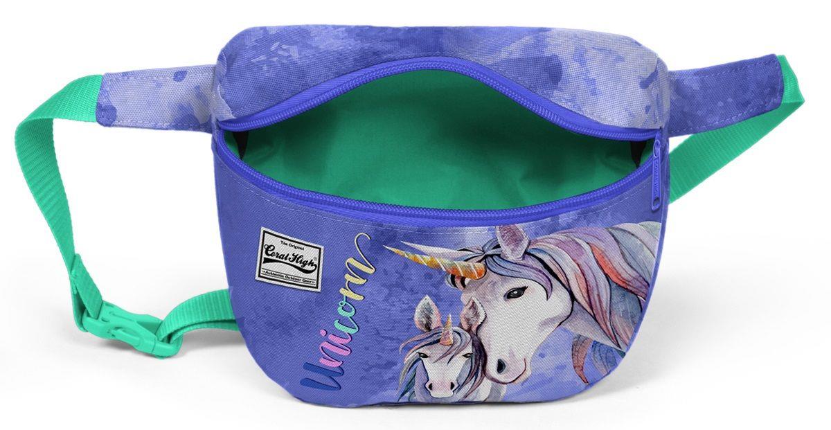 Lavanta Unicorn Çocuk Günlük Bel Çantası - Kız Çocuk