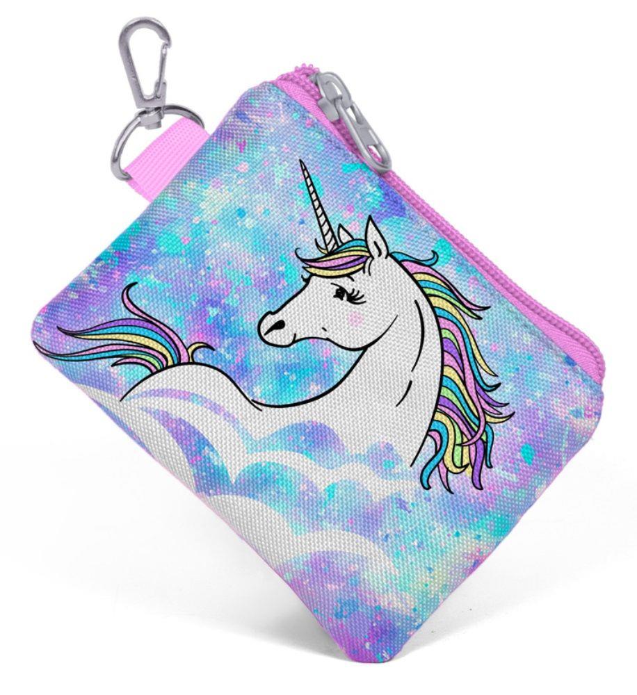Mavi Unicorn Bozuk Para Çantası