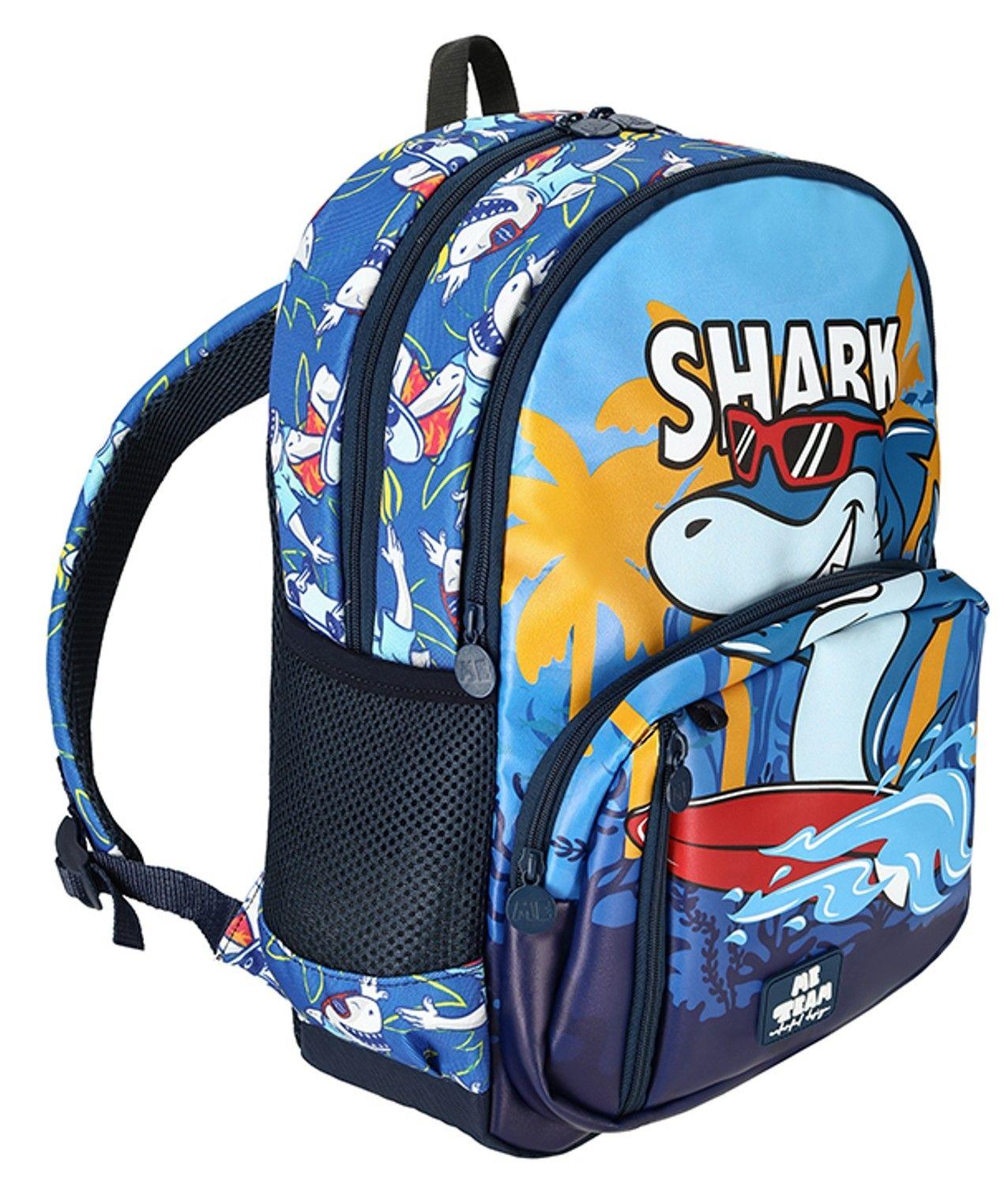 Me Team Dört Bölmeli Erkek Çocuk Okul Sırt Çantası - Shark/Köpek Balığı - 25185