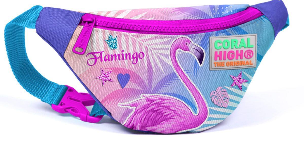 Pembe Flamingo Bel Çantası - Kız Çocuk
