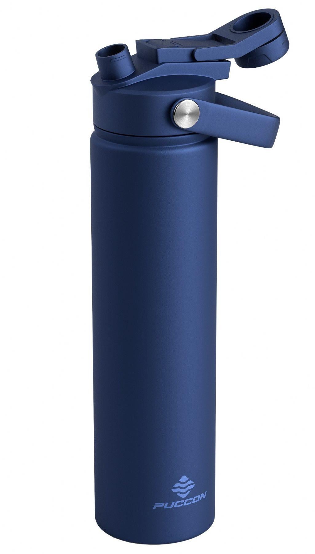 Puccon 750 ml Lacivert Paslanmaz Çelik Termos/Matara/Suluk