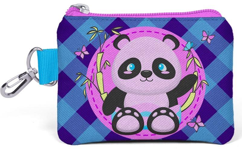 Sevimli Panda Bozuk Para Çantası - Pembe / Mavi