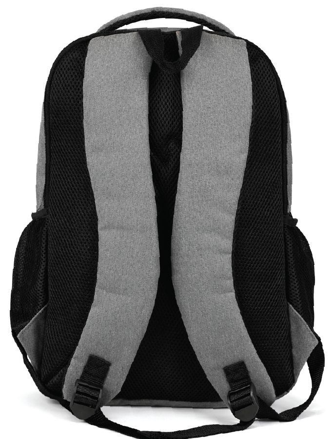 Slazenger Dört Bölmeli Gri Siyah Tasarım Kız Çocuk Gri Okul ve Günlük Sırt Çantası - 26834