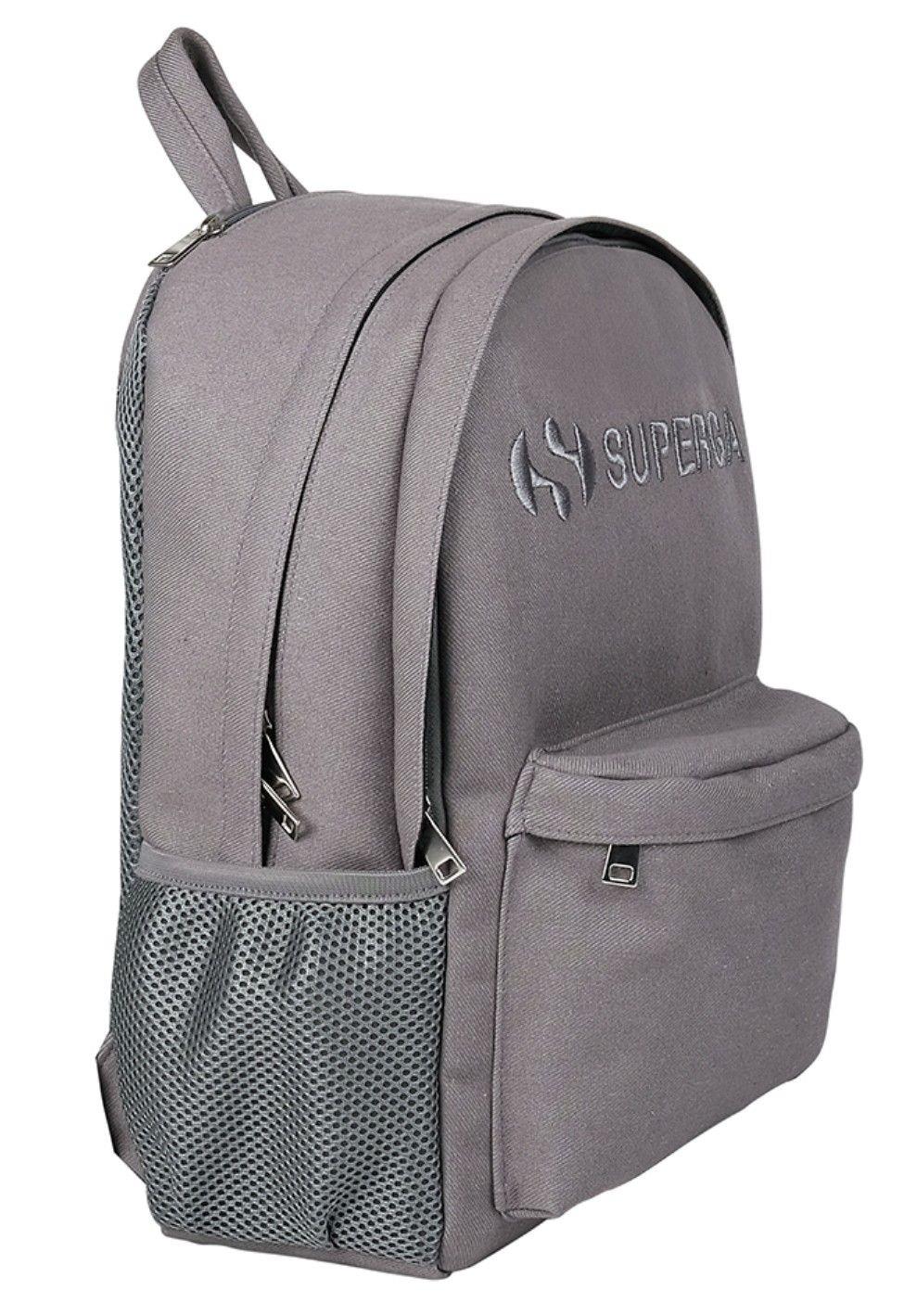 Superga Grey Linen Günlük ve Seyahat Sırt Çantası