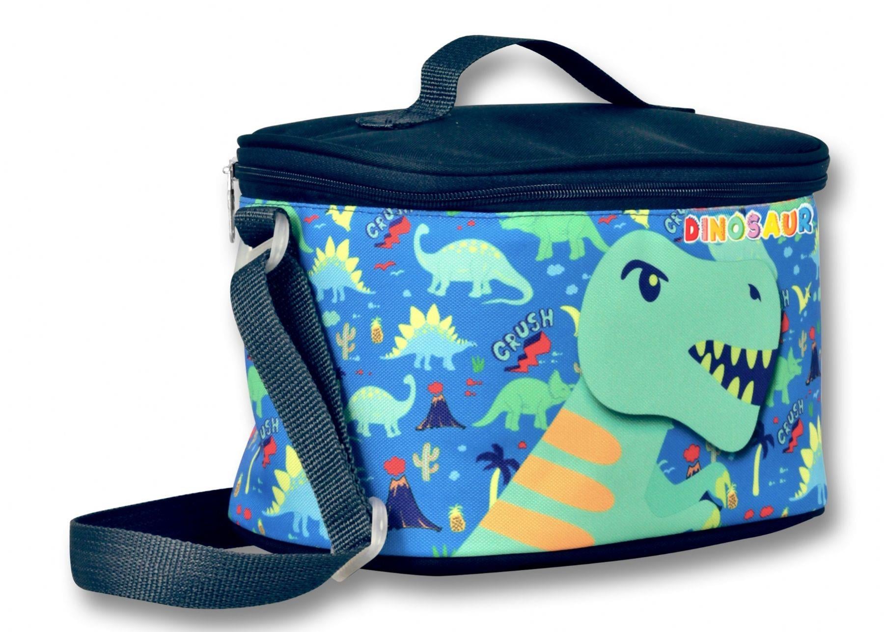 Ümit Çanta Cennec Lacivert-Yeşil Dİnazor Isı Yalıtımlı Beslenme Çantası - Erkek Çocuk