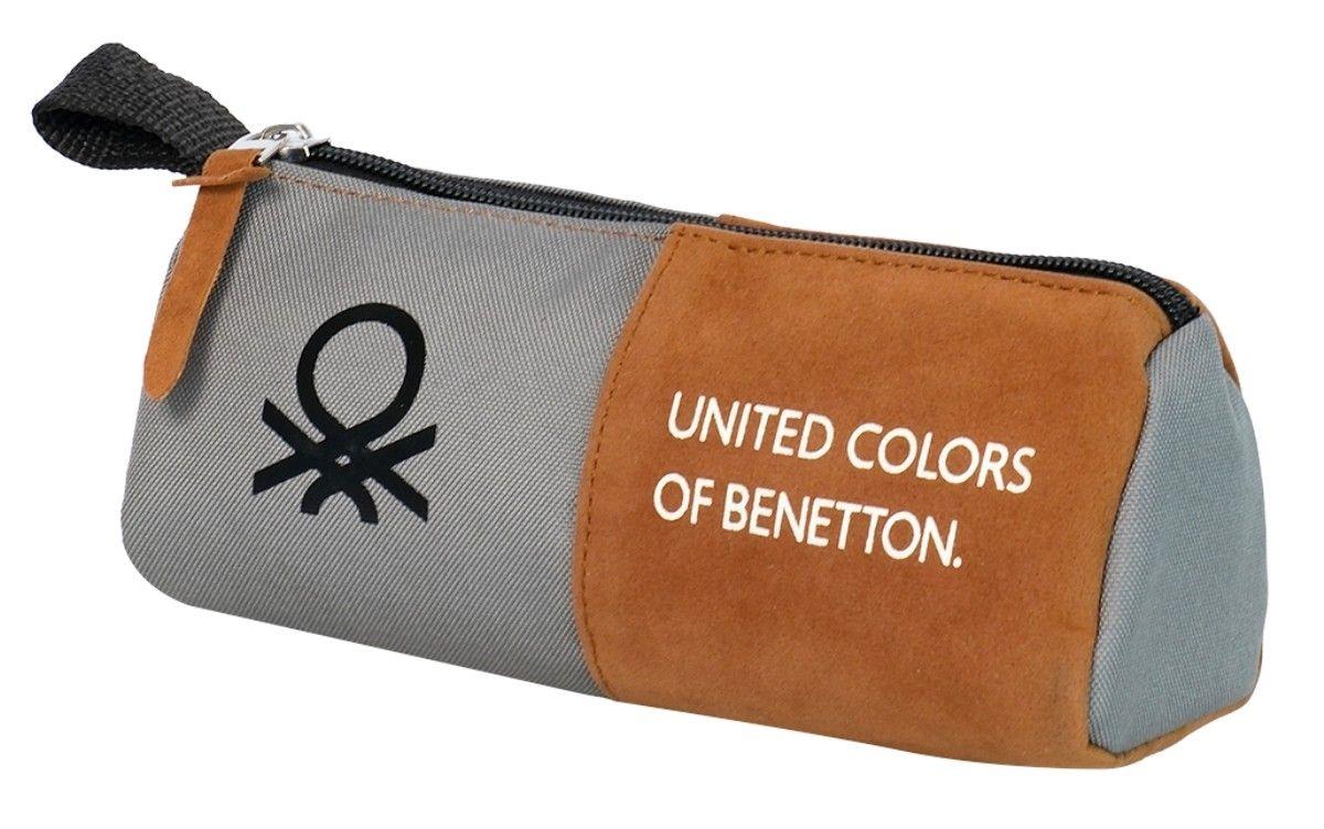 United Colors Of Benetton Erkek Çocuk Üçgen Kalemlik Gri Kahve