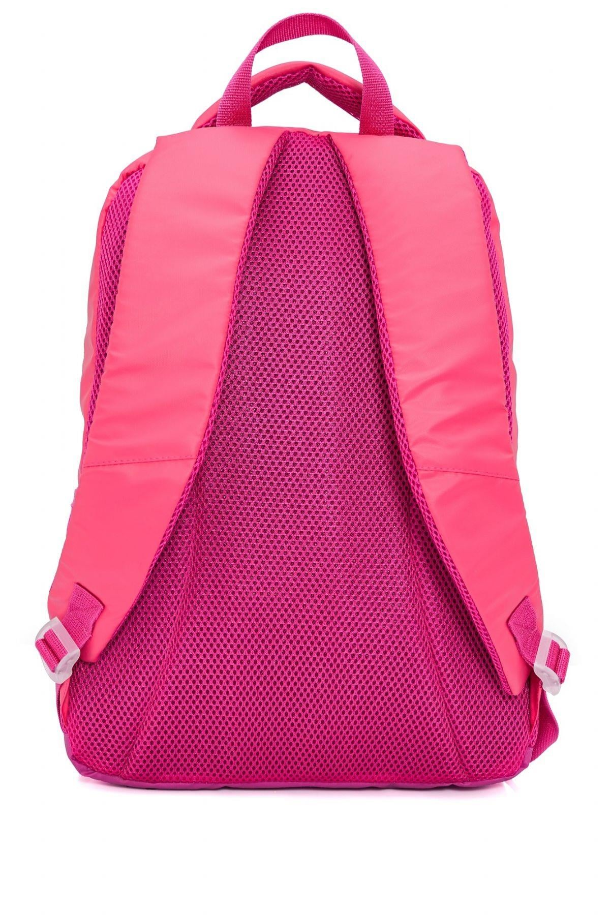 United Colors Of Benetton Kız Çocuk/Kadın Okul, Günlük ve Seyahat Sırt Çantası - Açık Pembe - 20879