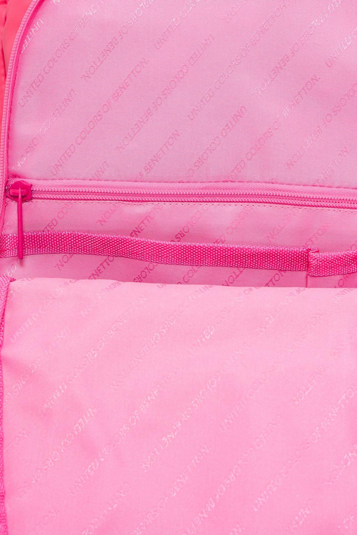 United Colors Of Benetton Kız Çocuk/Kadın Okul, Günlük ve Seyahat Sırt Çantası - Açık Pembe - 20878