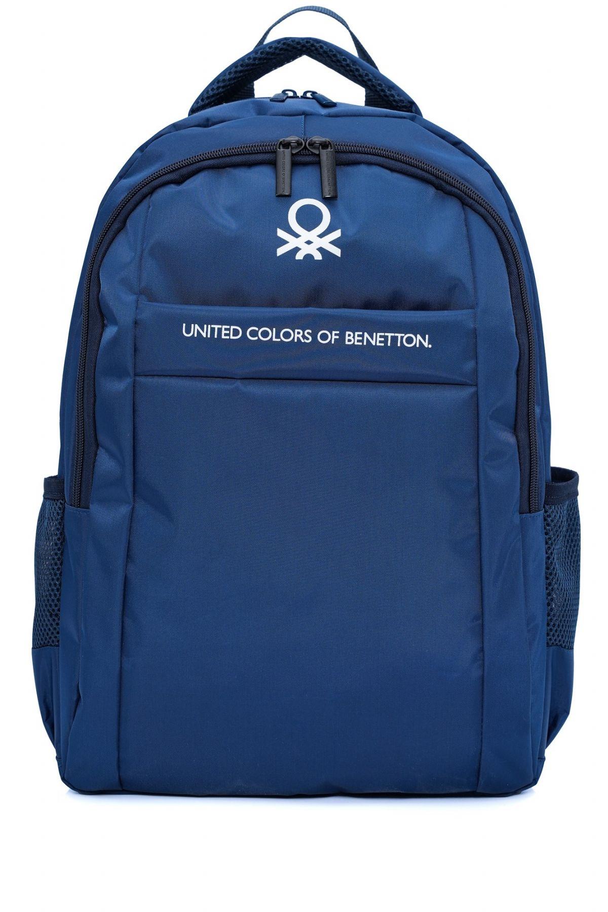 United Colors Of Benetton Unisex Çocuk/Yetişkin Okul Günlük ve Seyahat Sırt Çantası - Lacivert 20968