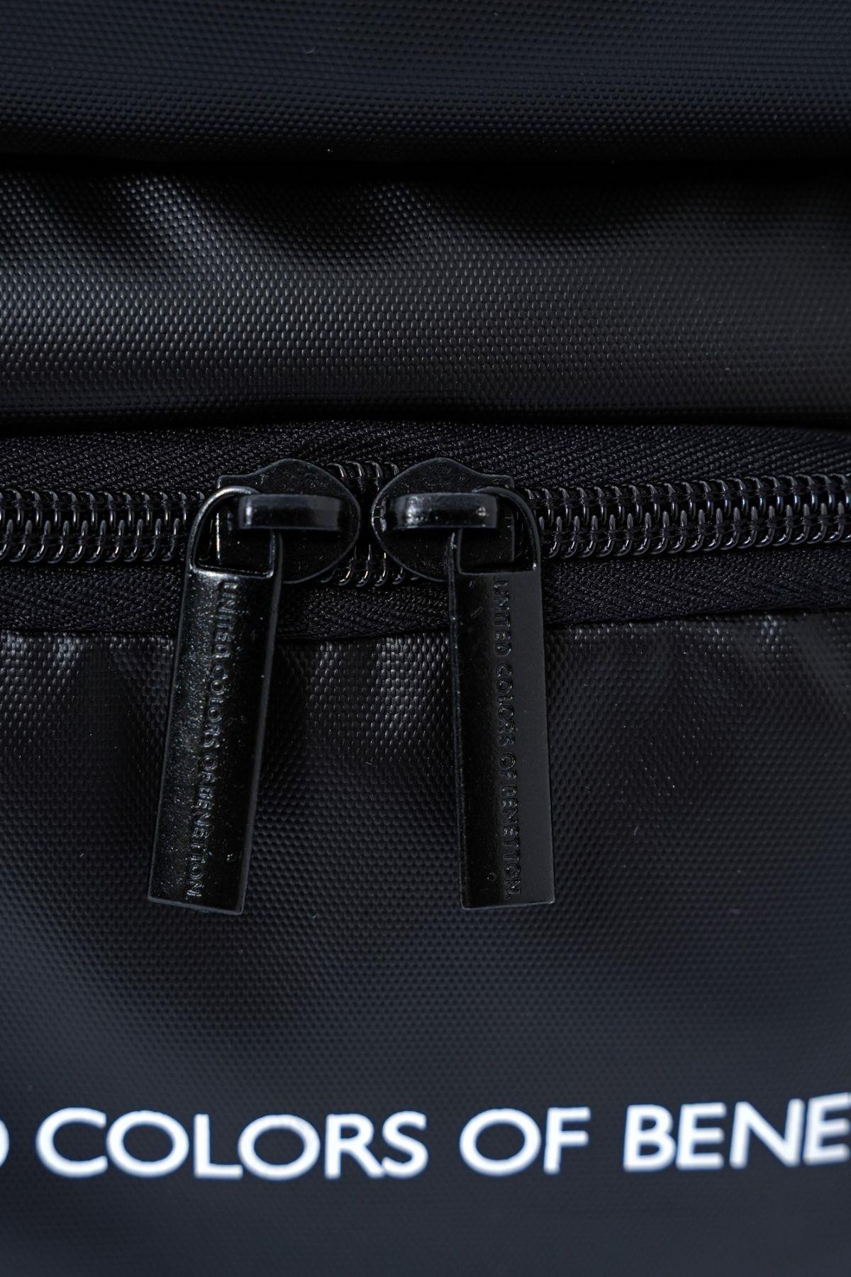 United Colors Of Benetton Unisex Okul, Günlük ve Seyahat Sırt Çantası - Siyah - 20871