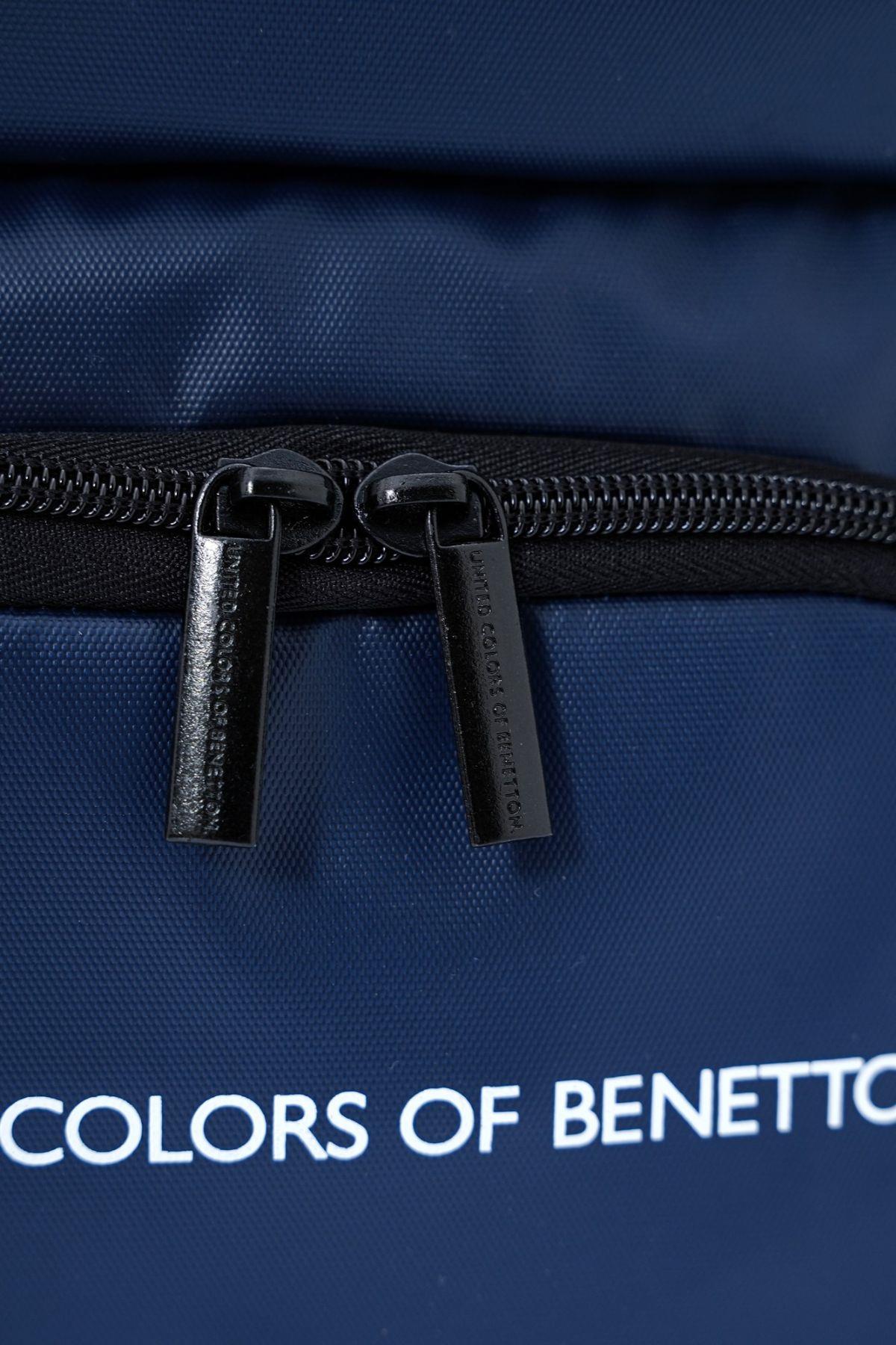 United Colors Of Benetton Unisex Okul, Günlük ve Seyahat Sırt Çantası - Lacivert - 20875