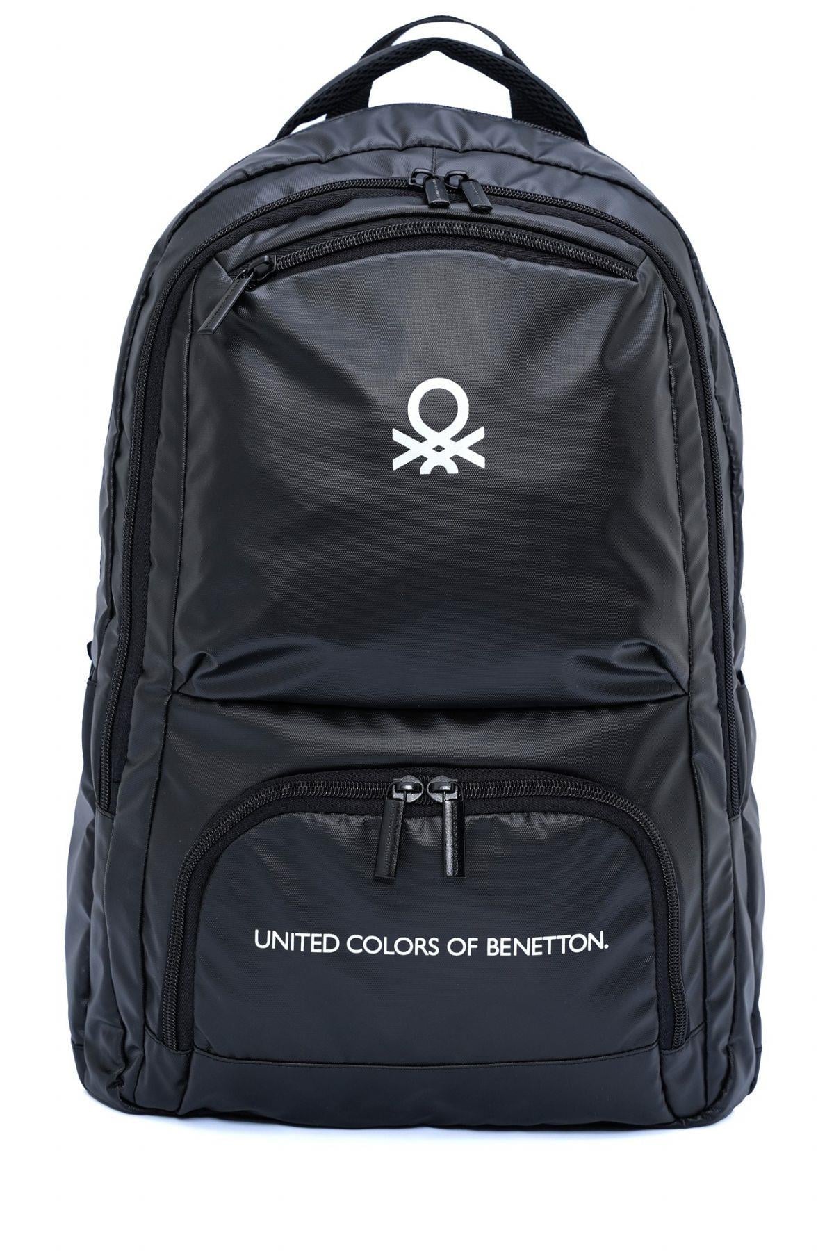 United Colors Of Benetton Unisex Okul, Günlük ve Seyahat Sırt Çantası - Siyah - 20871