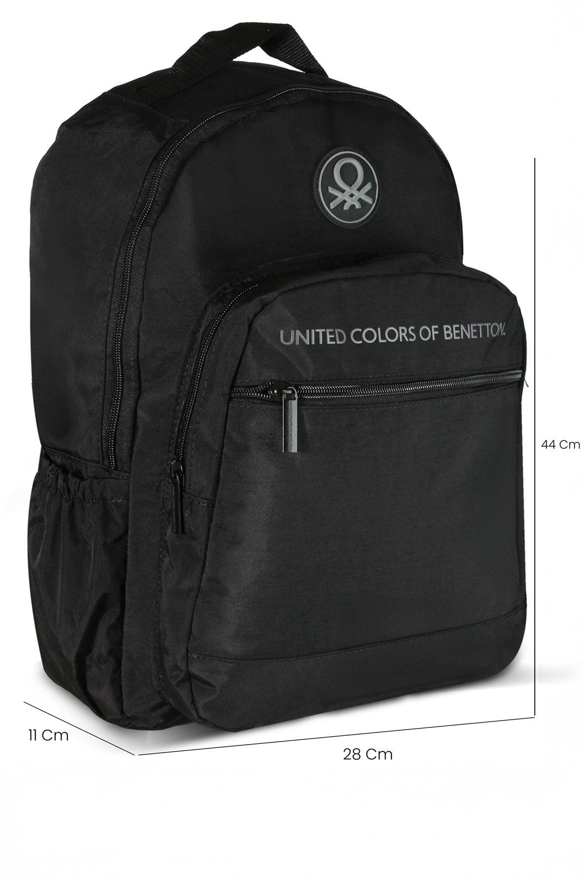 United Colors Of Benetton. Monokrom Style Unisex Çocuk Sırt Çantası - Siyah