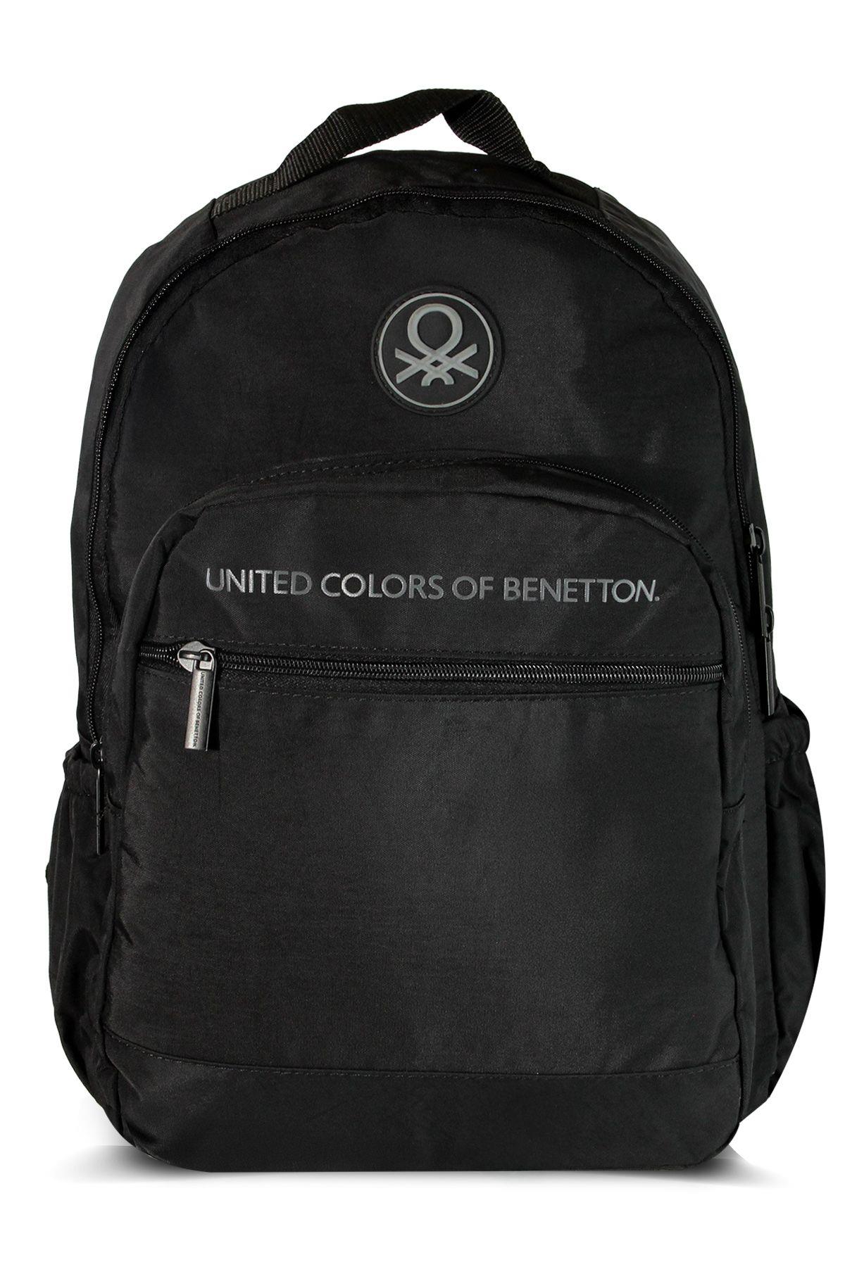 United Colors Of Benetton. Monokrom Style Unisex Çocuk Sırt Çantası - Siyah