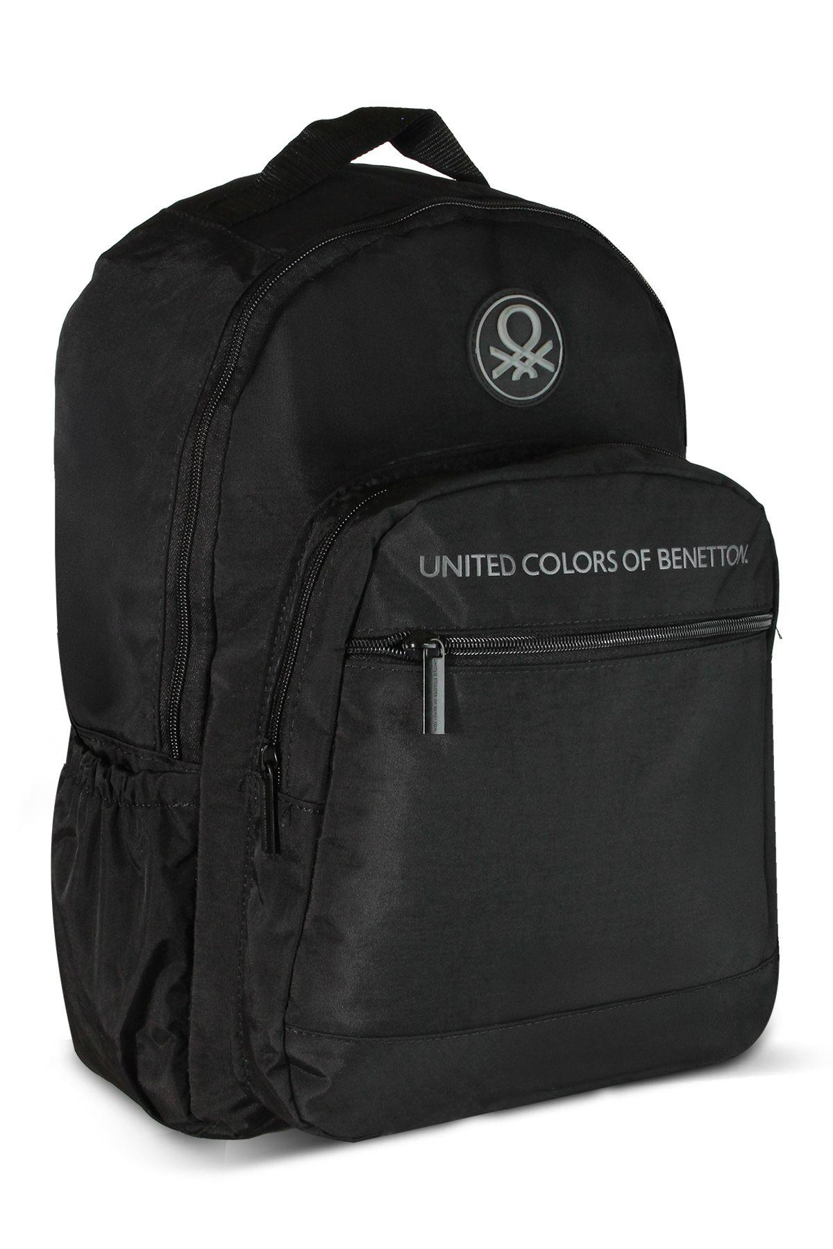 United Colors Of Benetton. Monokrom Style Unisex Çocuk Sırt Çantası - Siyah