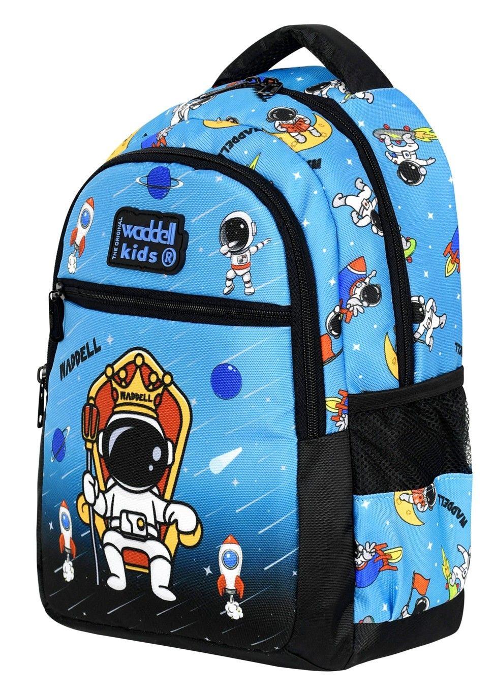 Waddell Astronot Desenli İlkokul Sırt Çantası Ve Beslenme Çantası - Erkek Çocuk