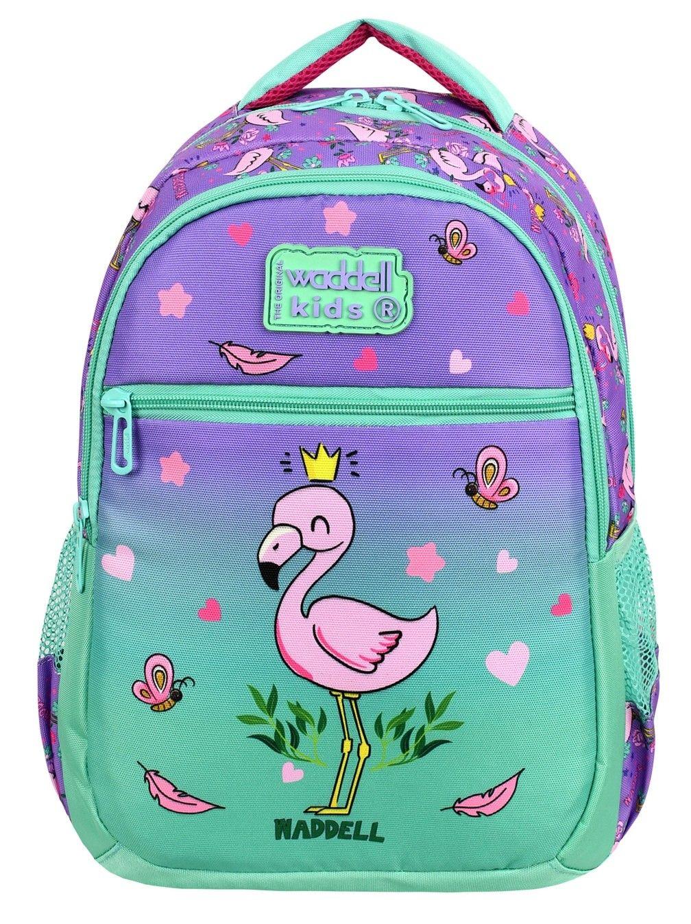 Waddell Flamingo Desenli İlkokul Sırt Çantası Ve Beslenme Çantası - Kız Çocuk
