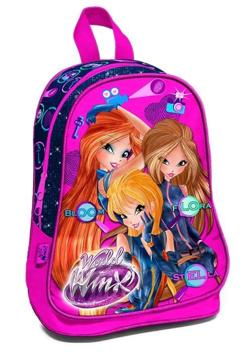 Winx Club Simli Kız Çocuk Anaokulu Çantası