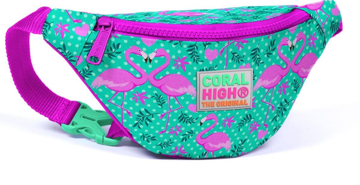 Yeşil Flamingo Bel Çantası - Kız Çocuk