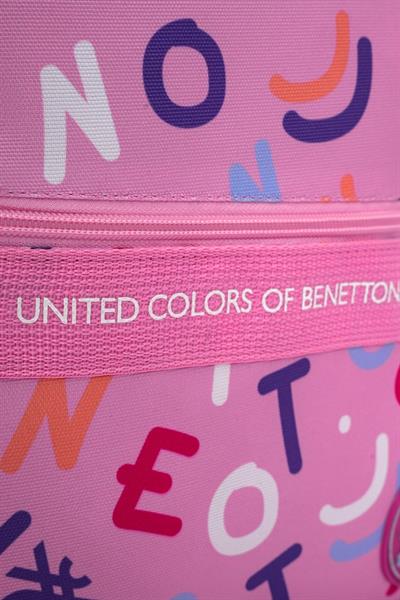 Benetton Kız Çocuk Pembe Üçlü İlkokul Çanta Seti 21027