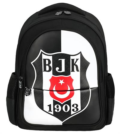 Beşiktaş BJK 1903 Logo Baskılı Erkek Çocuk Okul Çanta Seti - 25360 - Üç Bölmeli