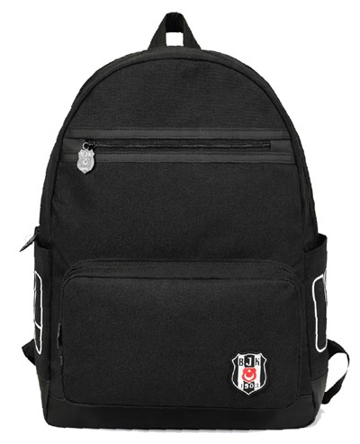 Beşiktaş Dört Bölmeli Beşiktaş Baskılı Erkek Çocuk Siyah Okul ve Günlük Sırt Çantası - 26343