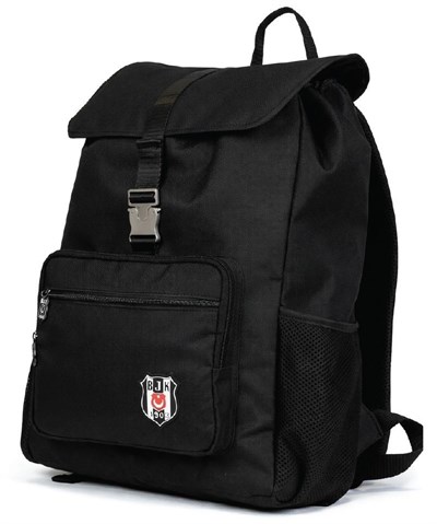 Beşiktaş Dört Bölmeli Beşiktaş Baskılı Erkek Çocuk Siyah Okul ve Günlük Sırt Çantası - 26335