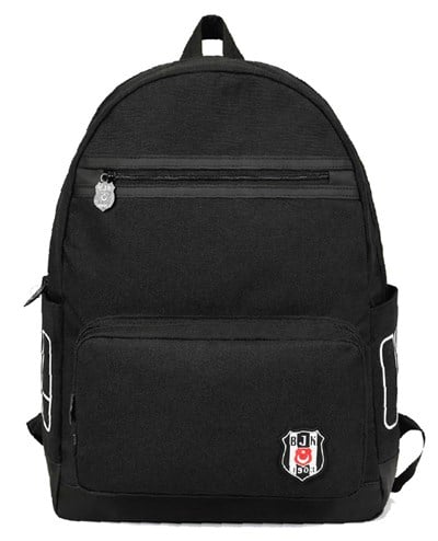 Beşiktaş Dört Bölmeli Beşiktaş Baskılı Erkek Çocuk Siyah Okul ve Günlük Sırt Çantası - 26343