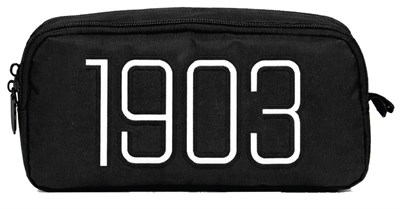 Beşiktaş İki Gözlü Erkek Çocuk 1903 Baskılı Siyah Okul Kalem Çantası/Kalemlik - 26329