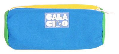 CalaCilo Erkek Çocuk Twins Mavi Yeşil Renkli İki Bölmeli Kalem Çantası Okul Kalemliği - C4100