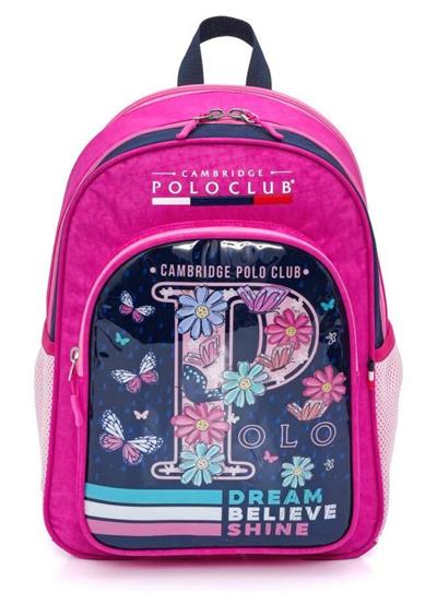 Cambridge Polo Club Düşler Bahçesi 3lü Kız Çocuk İlkokul Çanta Seti - Pembe - PLCAN2126