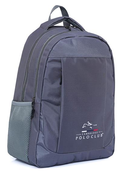 Cambridge Polo Club Gri Günlük Okul ve Seyahat Sırt Çantası - Erkek/Erkek Çocuk - PLCAN2172-003