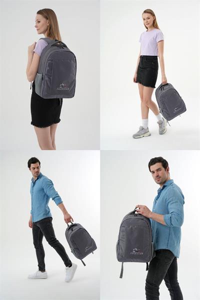 Cambridge Polo Club Gri Günlük Okul ve Seyahat Sırt Çantası - Erkek/Erkek Çocuk - PLCAN2172-003