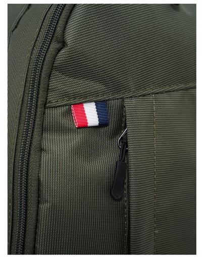 Cambridge Polo Club Hafif Su Geçirmez Üç Gözlü Haki Yeşil Sırt Çantası - Kadın ve Erkek - PLCAN2170-016