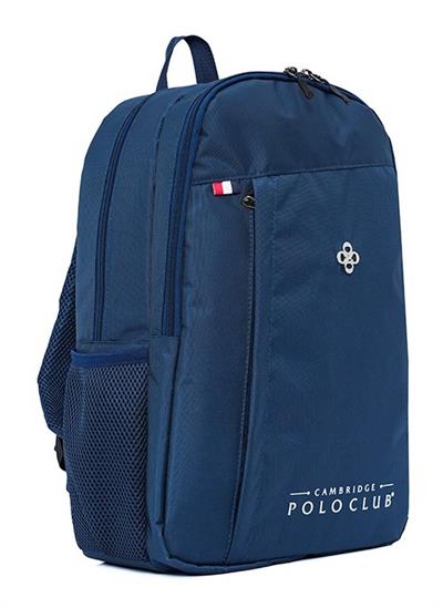 Cambridge Polo Club Hafif Su Geçirmez Üç Gözlü Lacivert Erkek Sırt Çantası - PLCAN2170-004