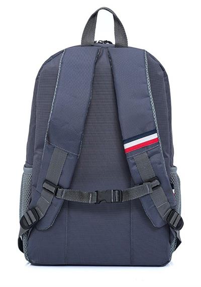 Cambridge Polo Club Hafif Su Geçirmez Üç Gözlü Gri Sırt Çantası - Erkek - PLCAN2170-003