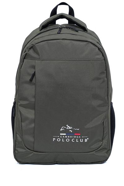 Cambridge Polo Club Haki Yeşil Günlük Okul ve Seyahat Sırt Çantası - Erkek/Erkek Çocuk - PLCAN2172-016